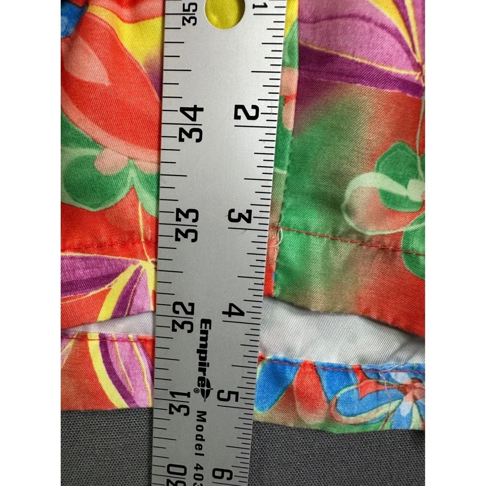 Body Glove Men's Floral Board Shorts Red Yellow Blue‎ Tropical Swim Trunks L
